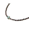 Exclusive necklace &quot;Lake&quot; Labrador, Garnet