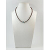 Exclusive necklace &quot;Lake&quot; Labrador, Garnet