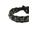 Exclusive leather bracelet &quot;Arrest&quot; Jasper