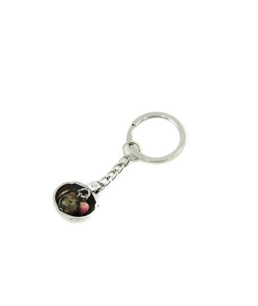 Exclusive keychain "Fursa fashion" Rhodonite