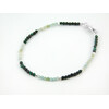 Exclusive bracelet &quot;Jakart&quot; Malachite, Amazonite facet, silver