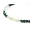 Exclusive bracelet &quot;Jakart&quot; Malachite, Amazonite facet, silver