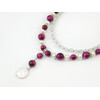 Exclusive necklace &quot;Aystra&quot; Cat&#039;s eye, rondel pearls, baroque