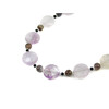 Exclusive necklace &quot;Minister&quot; Amethyst plate. stop, Agate