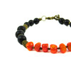 Exclusive bracelet &quot;Feodosia&quot; coral, shungite