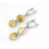 Exclusive &quot;Myrolyuba&quot; mother-of-pearl earrings