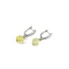 Exclusive earrings Citrine facet