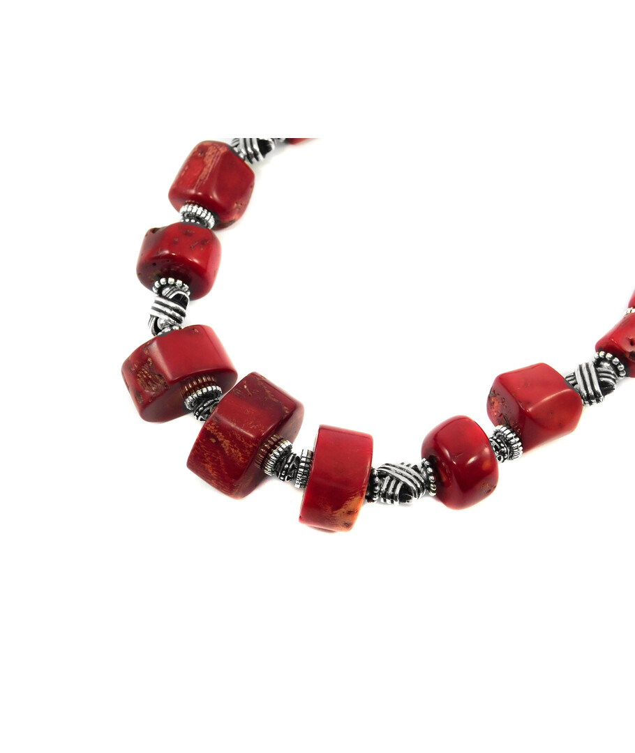 Exclusive necklace "Greatness" Coral rubka