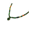 Exclusive necklace &quot;Levant&quot; Carnelian facet, rhond., Agate, Tiger&#039;s eye facet, 2 rows