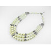 Exclusive necklace &quot;Askold&quot; Mother of pearl, 3 rows