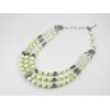 Exclusive necklace &quot;Askold&quot; Mother of pearl, 3 rows