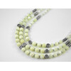 Exclusive necklace &quot;Askold&quot; Mother of pearl, 3 rows