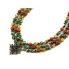 Exclusive necklace &quot;Hutsul motifs&quot; Jasper, 3 rows