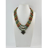 Exclusive necklace &quot;Hutsul motifs&quot; Jasper, 3 rows