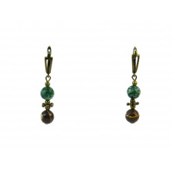 Exclusive earrings "Hutsul motifs" Jasper