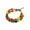 Exclusive bracelet &quot;Hutsul motifs&quot; Citrine, Carnelian, Amber, Tiger&#039;s eye