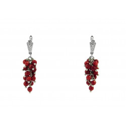 Exclusive earrings "Hrona" Coral faces