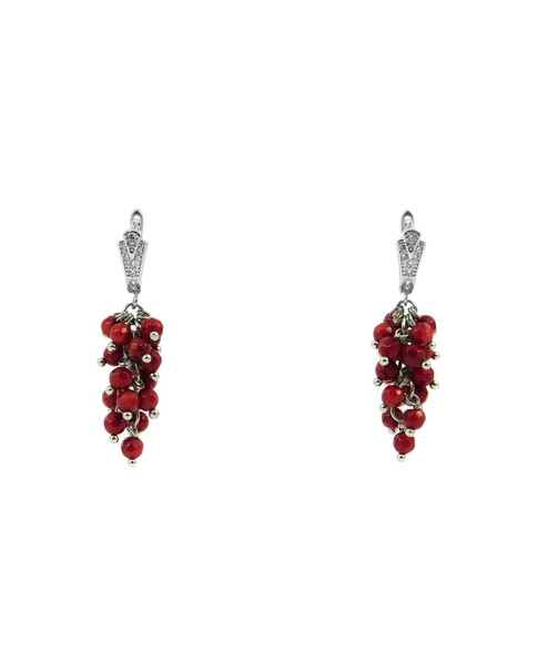 Exclusive earrings "Hrona" Coral faces