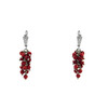 Exclusive earrings &quot;Hrona&quot; Coral faces