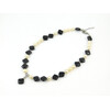 Exclusive necklace &quot;Exquisite&quot; Pearls, Agate rhombus