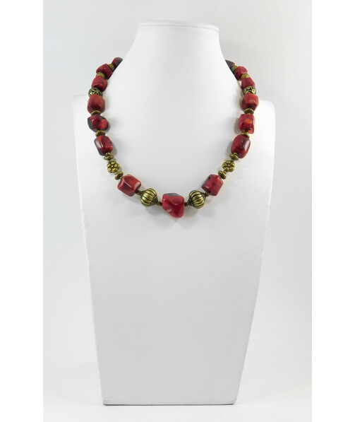 Exclusive necklace "Rud" Coral galtovka