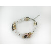 Exclusive bracelet &quot;Selenite&quot; Selenite, Opal, Garnet crumb