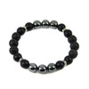 Exclusive bracelet &quot;Armani&quot; Lava, Hematite, Shungite press