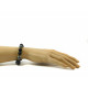 Exclusive bracelet "Armani" Lava, Hematite