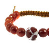 Exclusive bracelet-Shambala Agate facet, 3 eyes