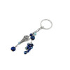 Exclusive keychain &quot;Mikhail&quot; Agate druse, Agate, Majorca, Aquamarine