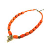 Exclusive necklace &quot;Coral orange&quot; Coral (Collection &quot;Ethnica&quot;)