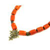 Exclusive necklace &quot;Coral orange&quot; Coral (Collection &quot;Ethnica&quot;)