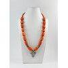 Exclusive necklace &quot;Coral orange&quot; Coral (Collection &quot;Ethnica&quot;)