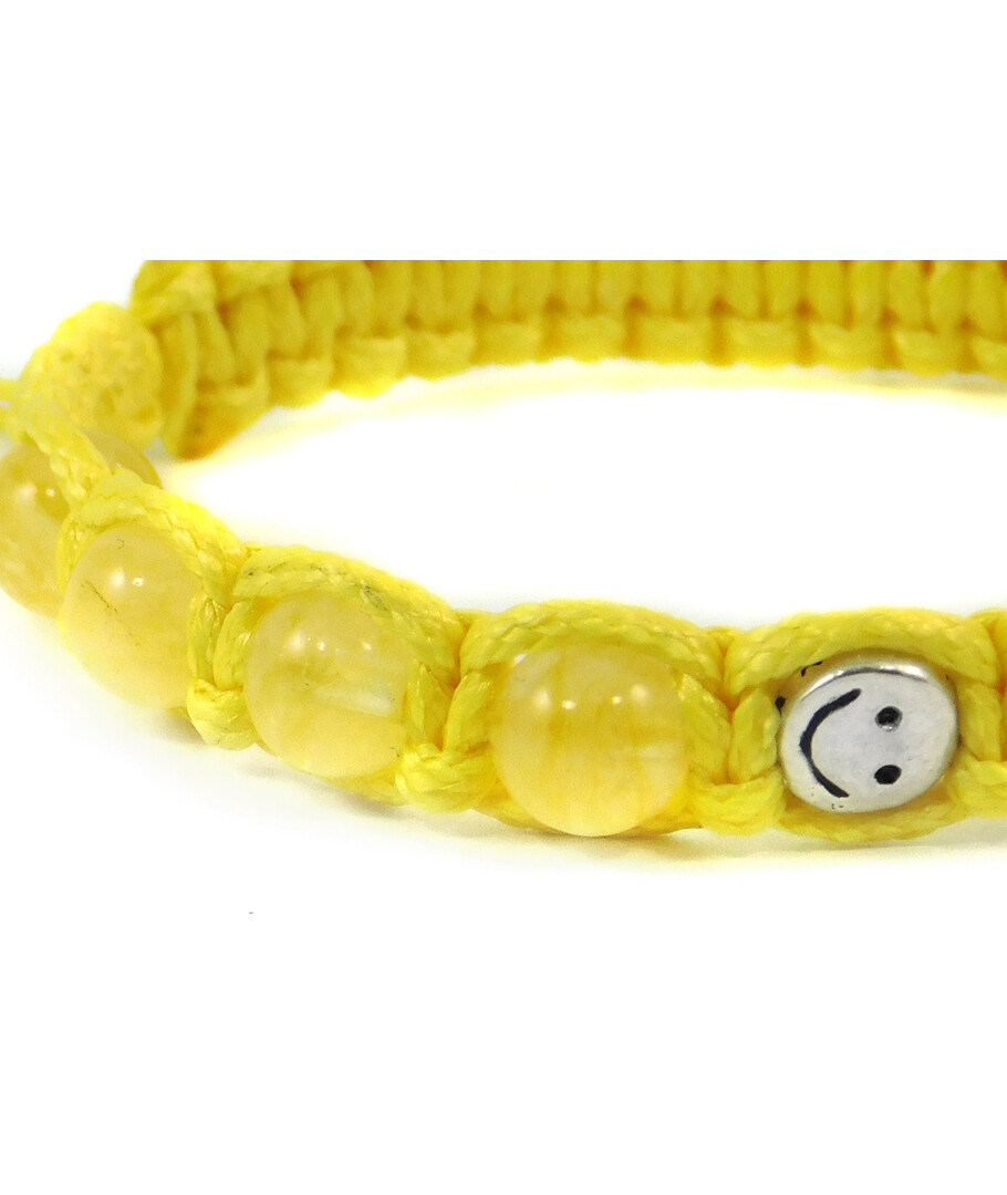 Exclusive children's shamballa "Smile" Citrine