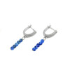 Exclusive earrings Kyanite rondel