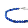 Exclusive bracelet Kyanite rondel, silver