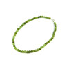 Exclusive jade facet necklace, silver