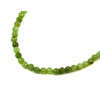 Exclusive jade facet necklace, silver