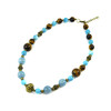 Exclusive necklace &quot;Ghost of Kyiv 2&quot; Tiger&#039;s eye, Aquamarine