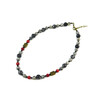 Exclusive necklace &quot;Free&quot; Obsidian, Jasper, Coral