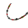 Exclusive necklace &quot;Free&quot; Obsidian, Jasper, Coral