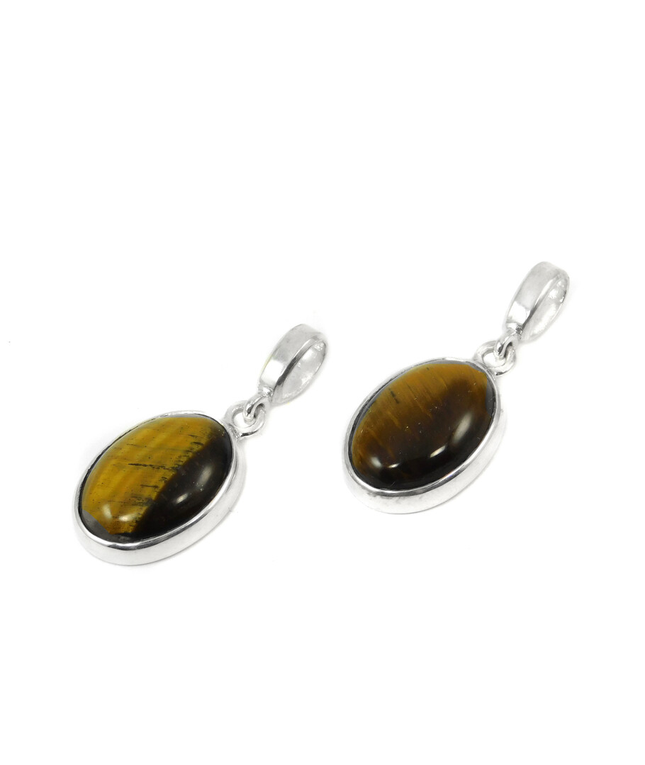 Pendant Tiger's eye silver