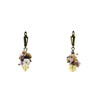 Exclusive earrings &quot;Girl&#039;s dreams&quot; Sugar quartz, Mother of pearl, Sunstone crumb