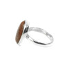 Ring Aventurine brown silver