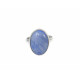 Sapphire ring, silver