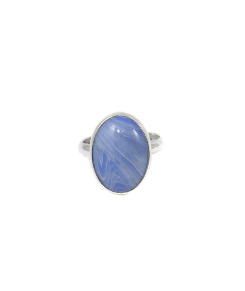 Sapphire ring, silver