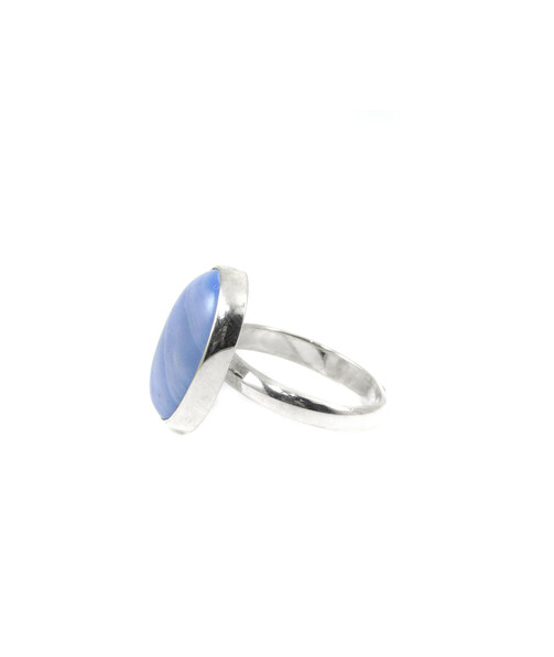 Sapphire ring, silver