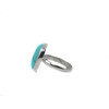 Ring Turquoise press, silver