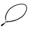 Exclusive necklace &quot;Agate drop&quot; Agate, Hematite facet