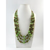 Exclusive necklace &quot;Rhapsody&quot; Onyx, Jasper, 3 rows